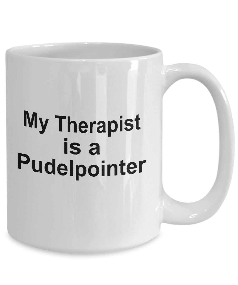 Pudelpointer Dog Owner Lover Funny Gift Therapist White Ceramic Coffee Mug