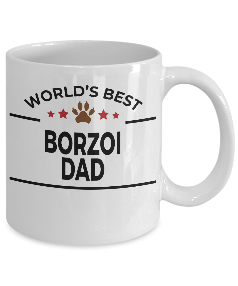 Borzoi Dog Dad Coffee Mug