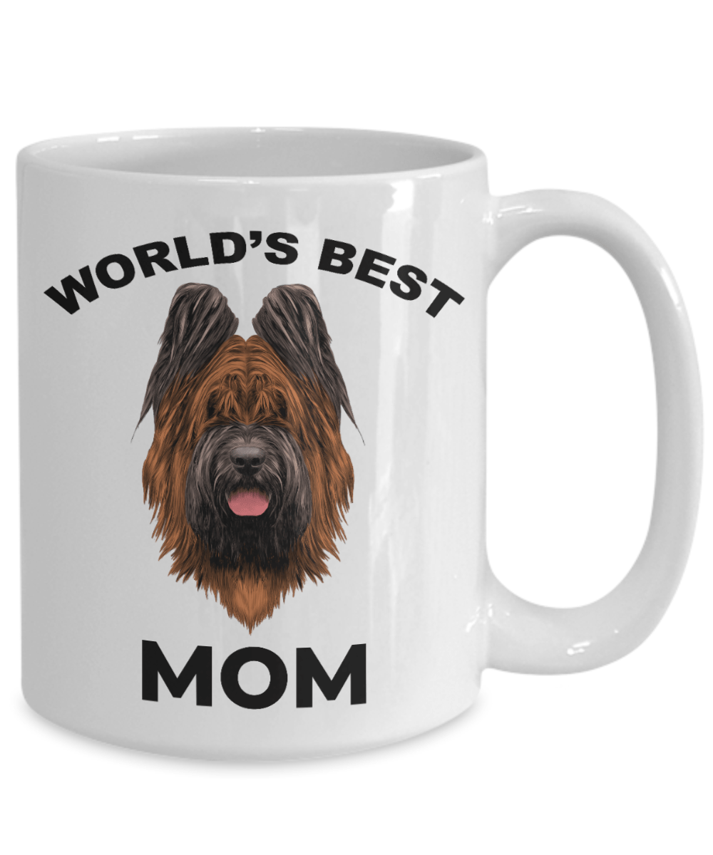 Briard Best Dog Mom Coffee Mug