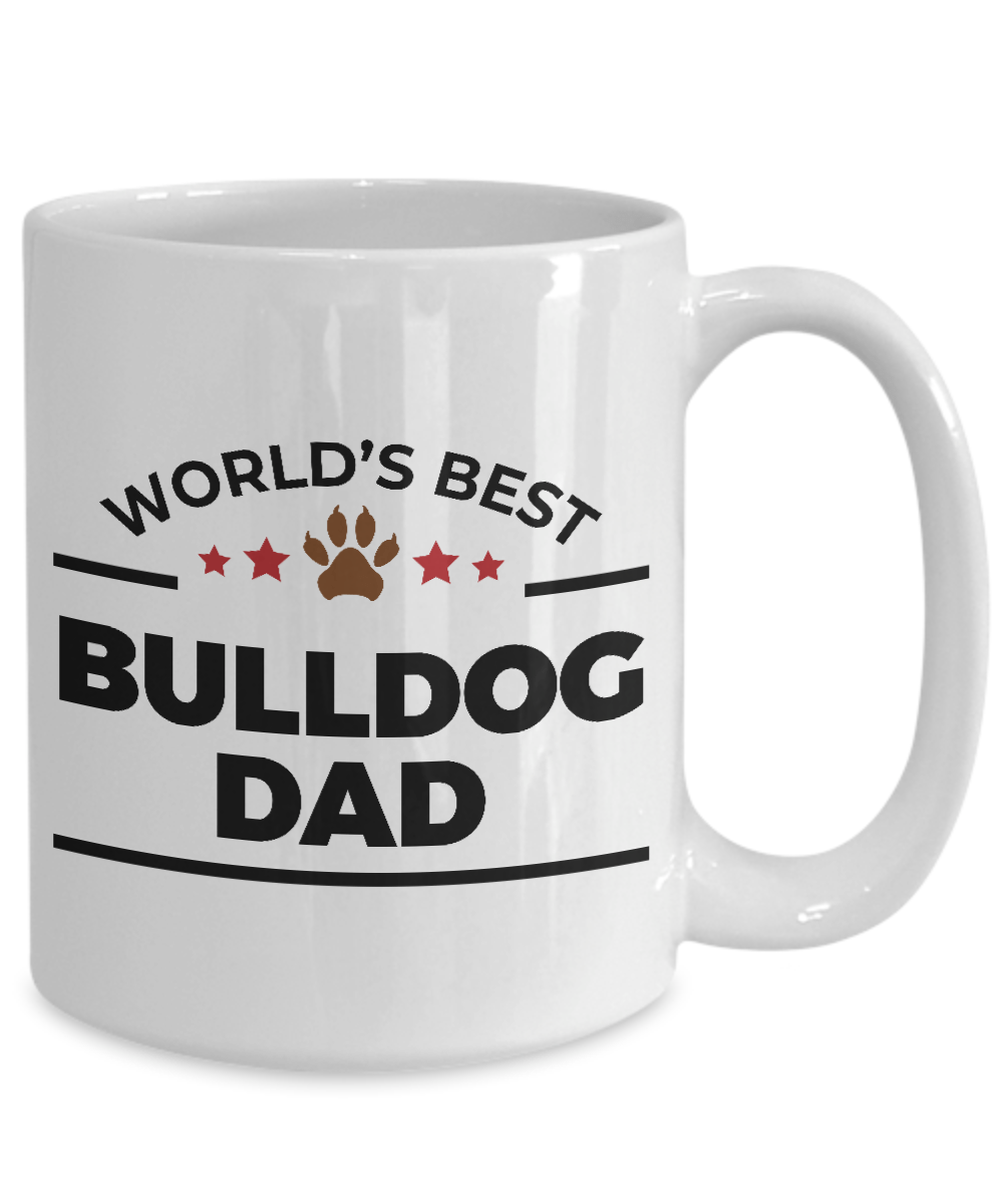 World's Best Bulldog Dad Ceramic Mug