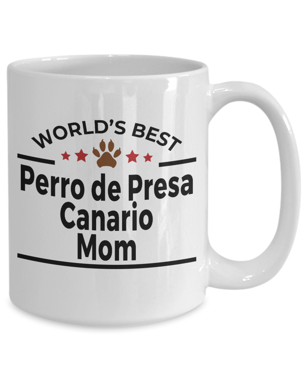 Perro de Presa Canario World's Best Dog Mom Ceramic Coffee Mug