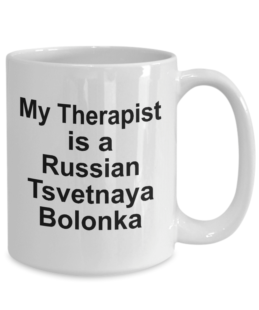 Russian Tsvetnaya Bolonka Dog  Therapist Coffee Mug