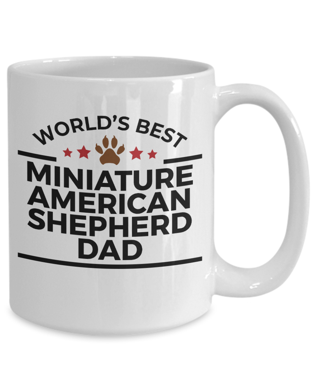 Miniature American Shepherd Dog Dad Coffee Mug