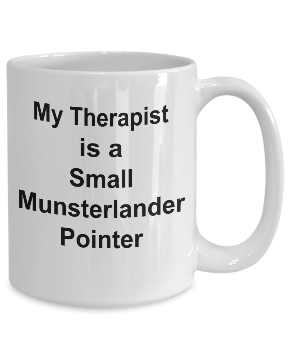 Small Munsterlander Pointer Dog Therapist Funny Gift White Ceramic Coffee Mug