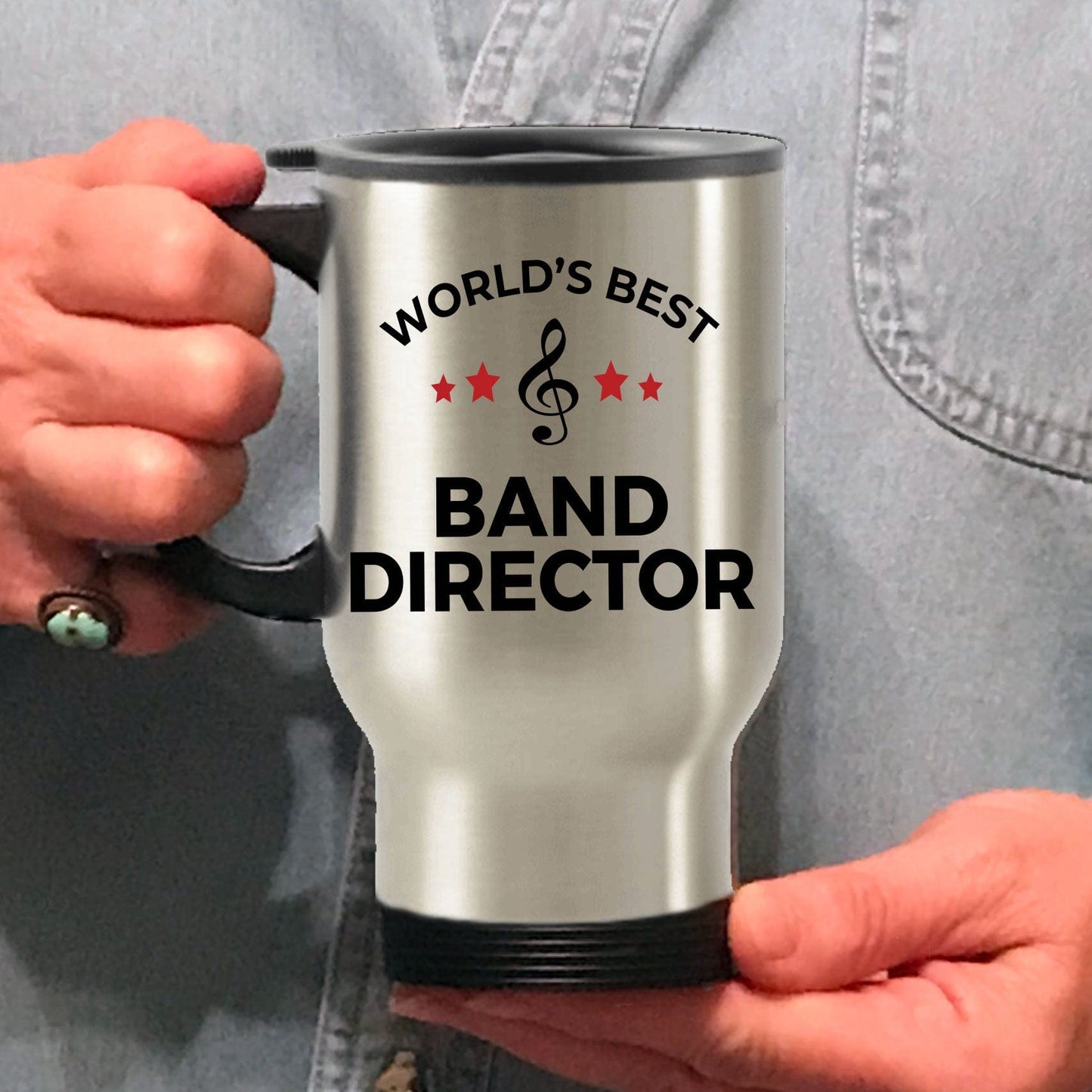 Band Director Travel Coffee Mug