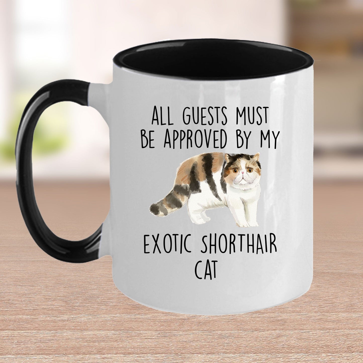 Exotic Shorthair Cat Funny Coffee Mug