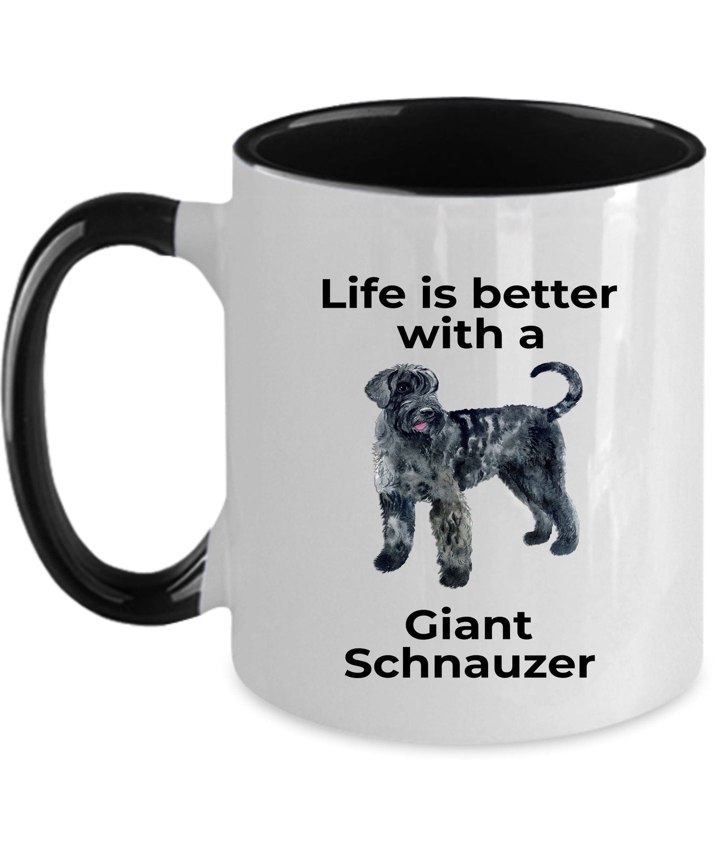 Giant Schnauzer Dog Coffee Mug - Life is Better