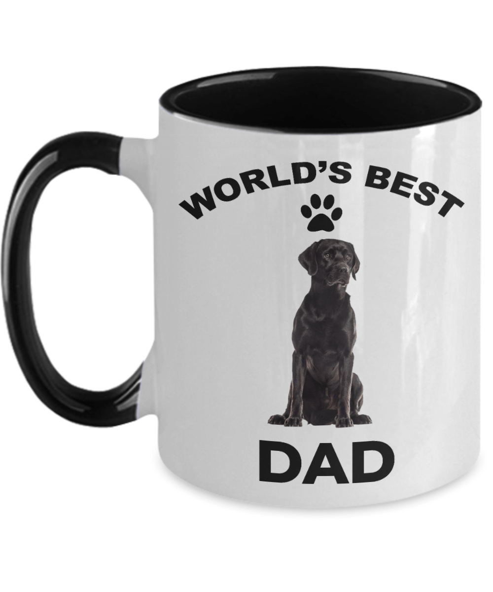 Black Labrador Retriever Best Dad Coffee Mug