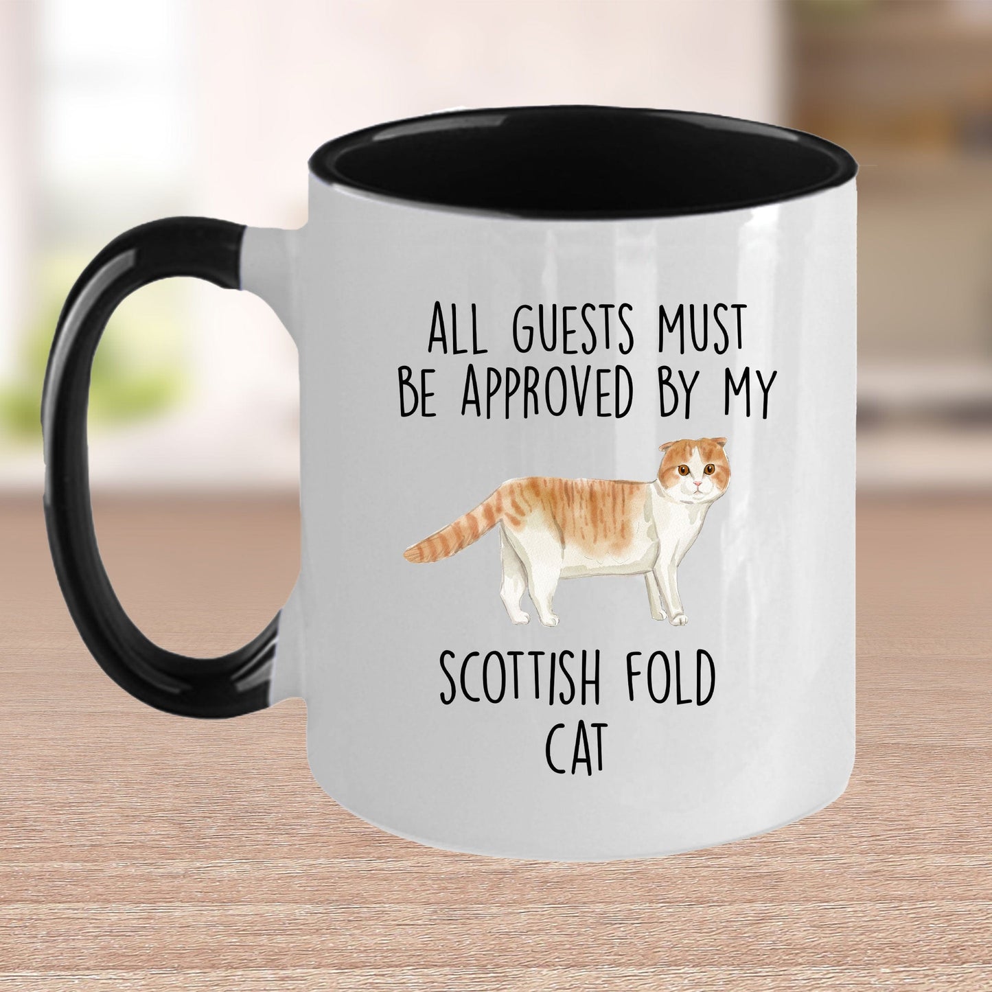 Scottish Fold Cat Funny Coffee Mug