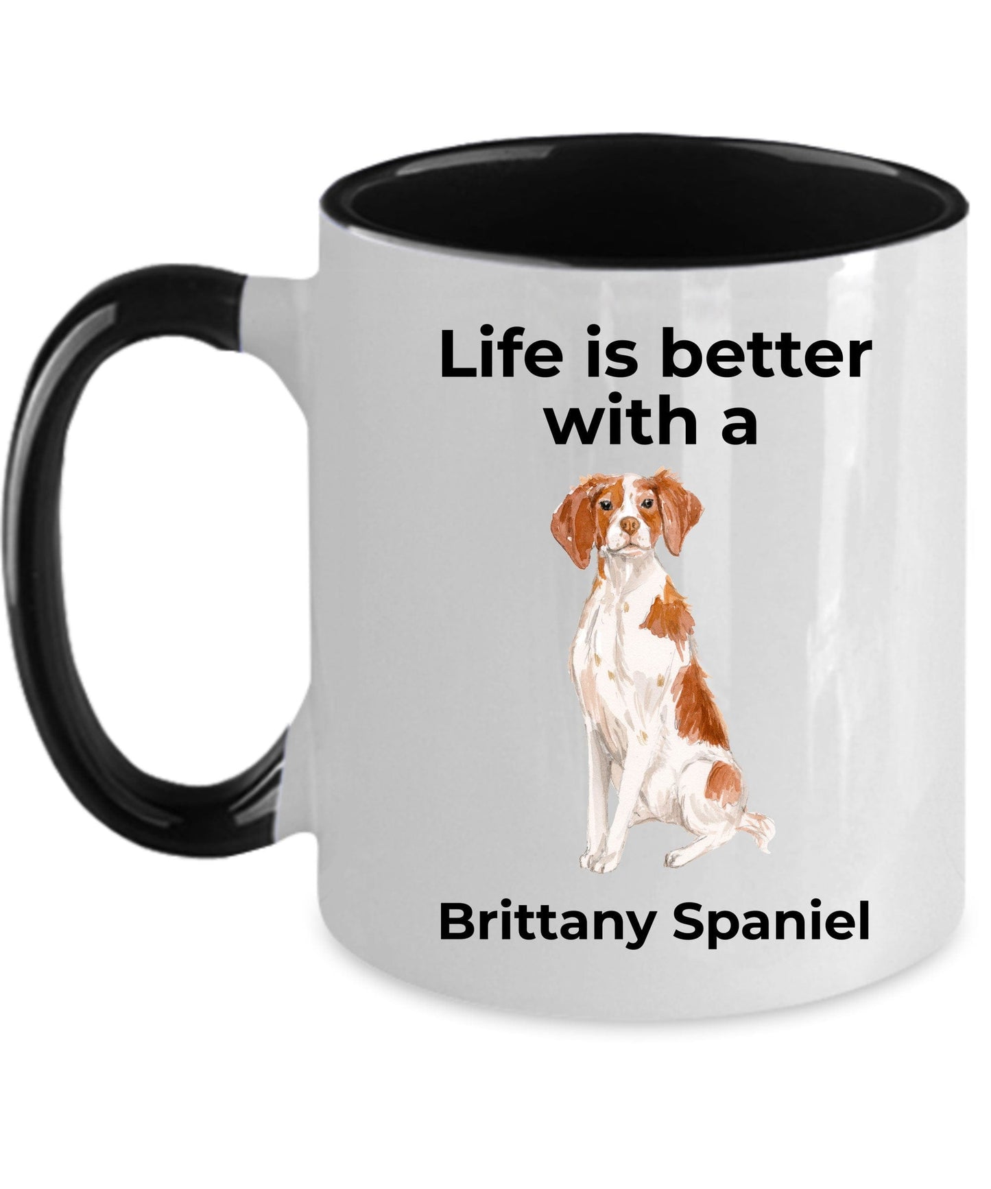 Brittany Spaniel Coffee Mug - Life is Better