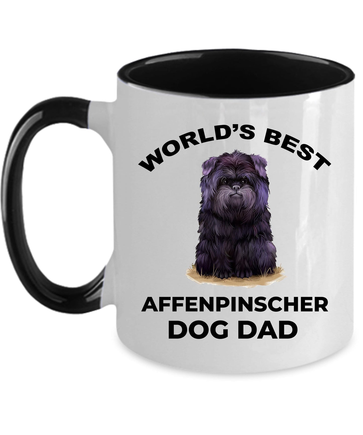 Affenpinscher Dog Best Dad Coffee Mug