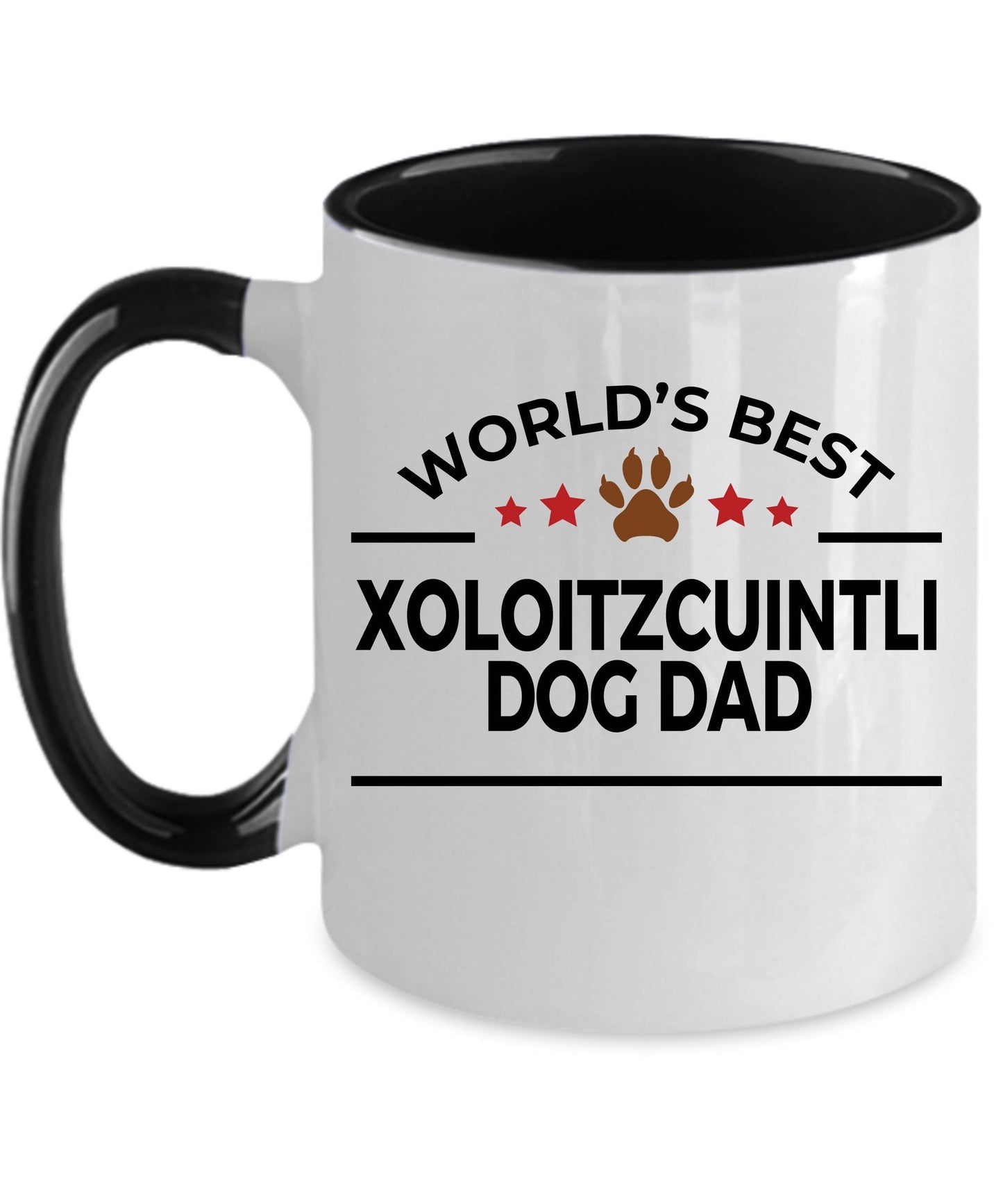 Xoloitzcuintli Best Dog Dad Ceramic Coffee Mug