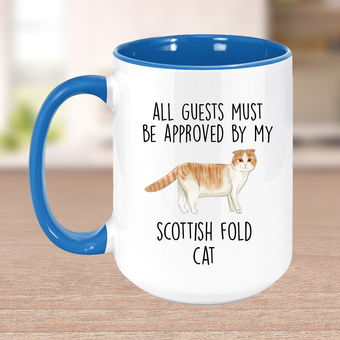 Scottish Fold Cat Funny Coffee Mug