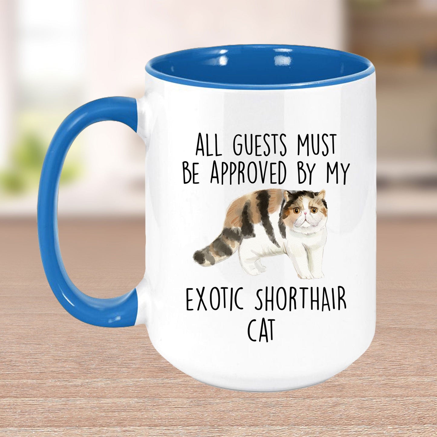 Exotic Shorthair Cat Funny Coffee Mug