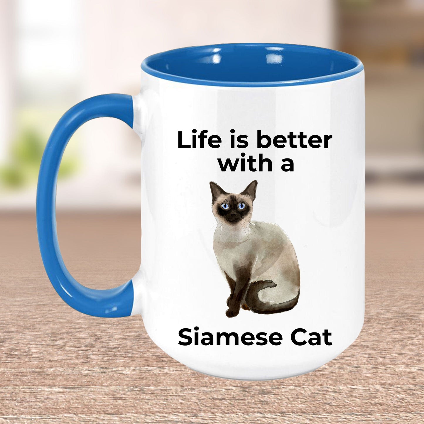 Siamese Cat Lover Coffee Mug Gift Life Is Better