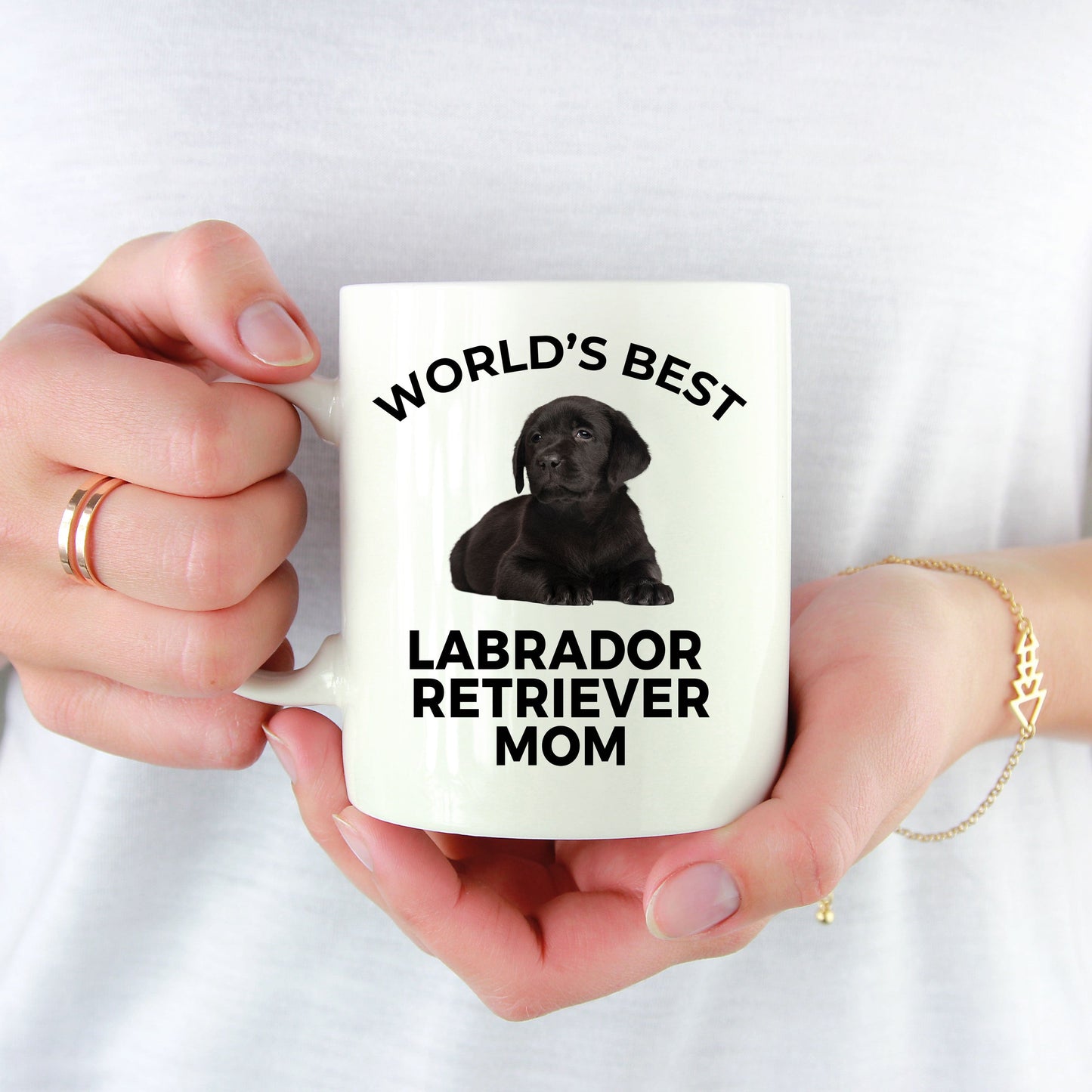 Labrador Retriever Black Puppy Dog Mom Coffee Mug