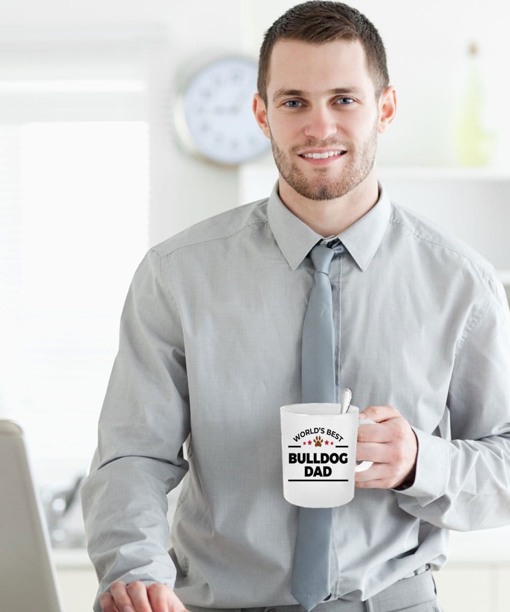 World's Best Bulldog Dad Ceramic Mug