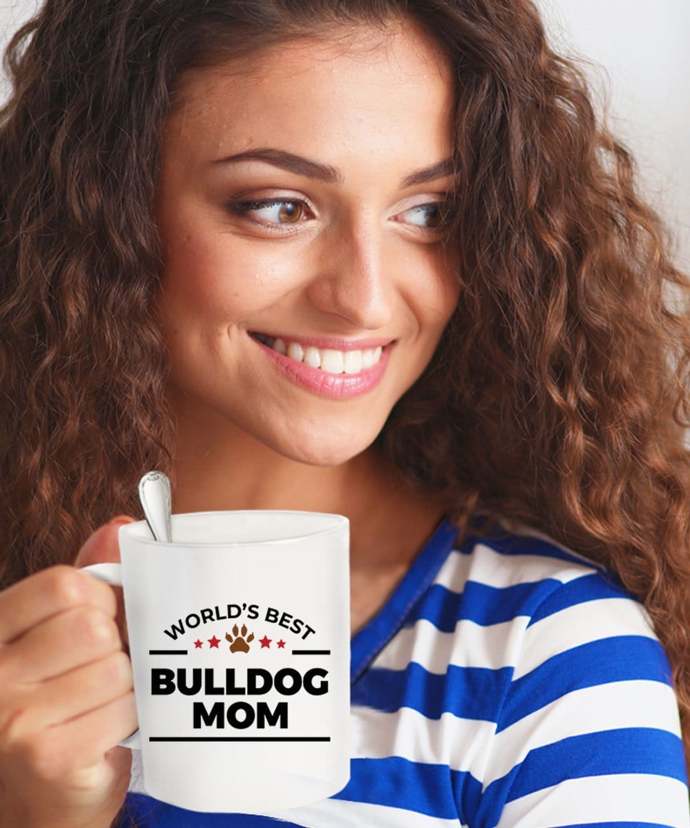 World's Best Bulldog Mom Ceramic Mug