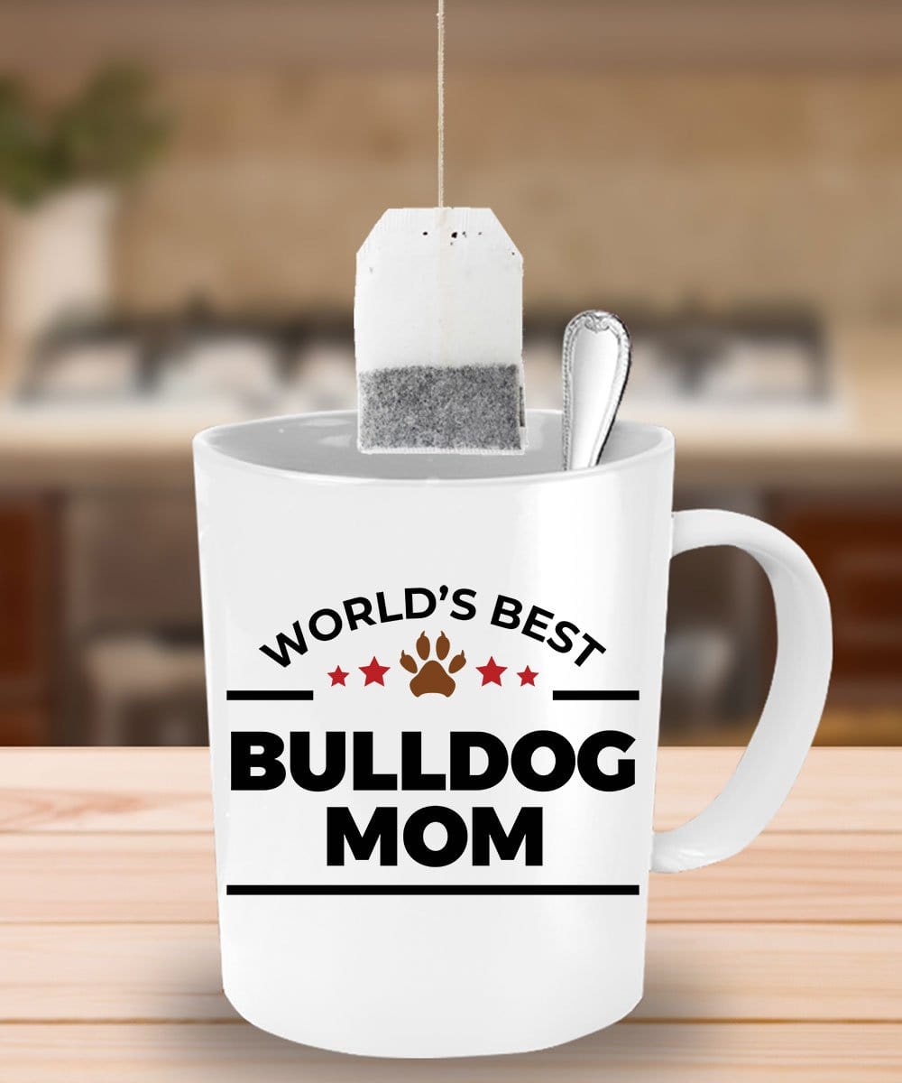 World's Best Bulldog Mom Ceramic Mug