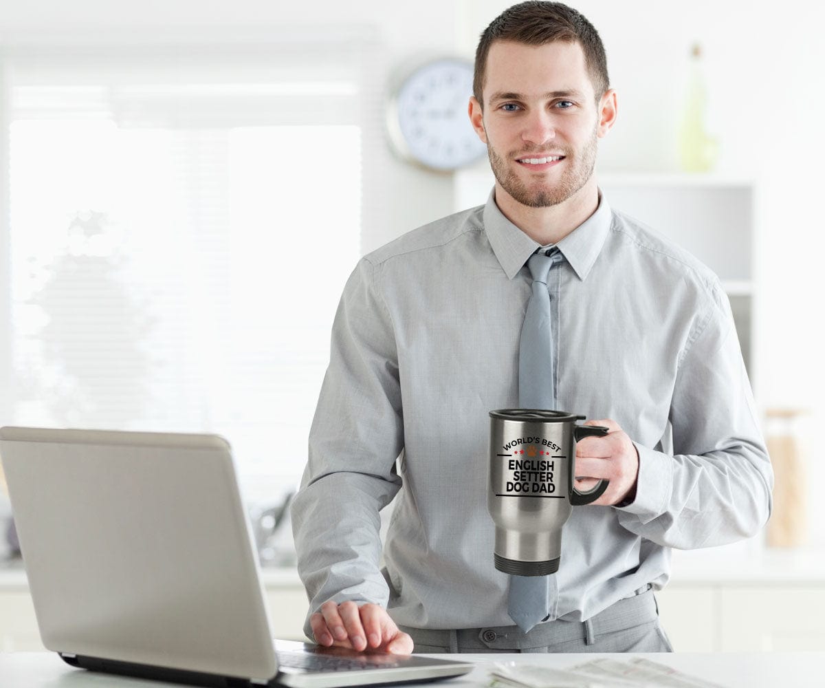 English Setter Dog Dad Travel Mug