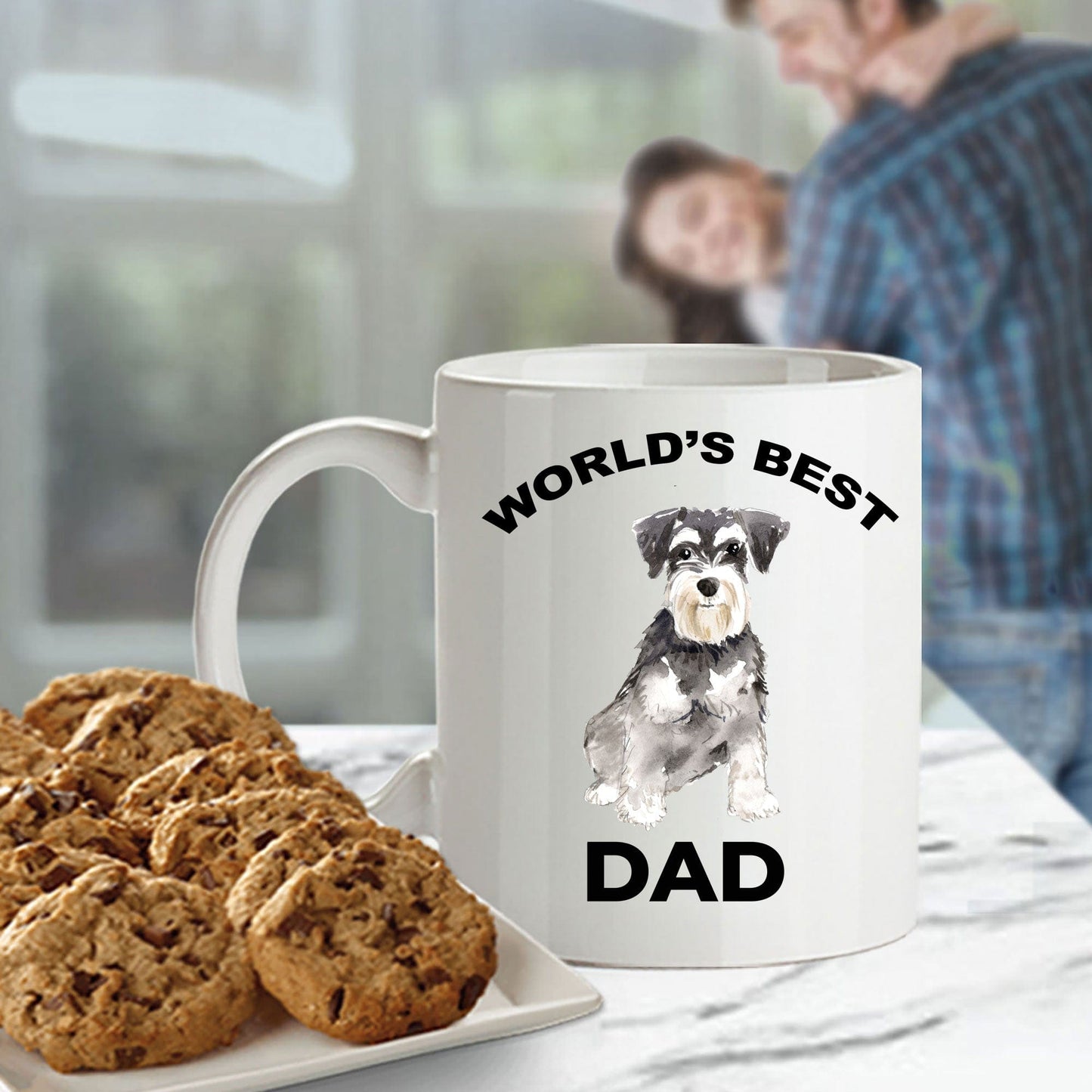 Miniature Schnauzer Best Dog Dad Coffee Mug