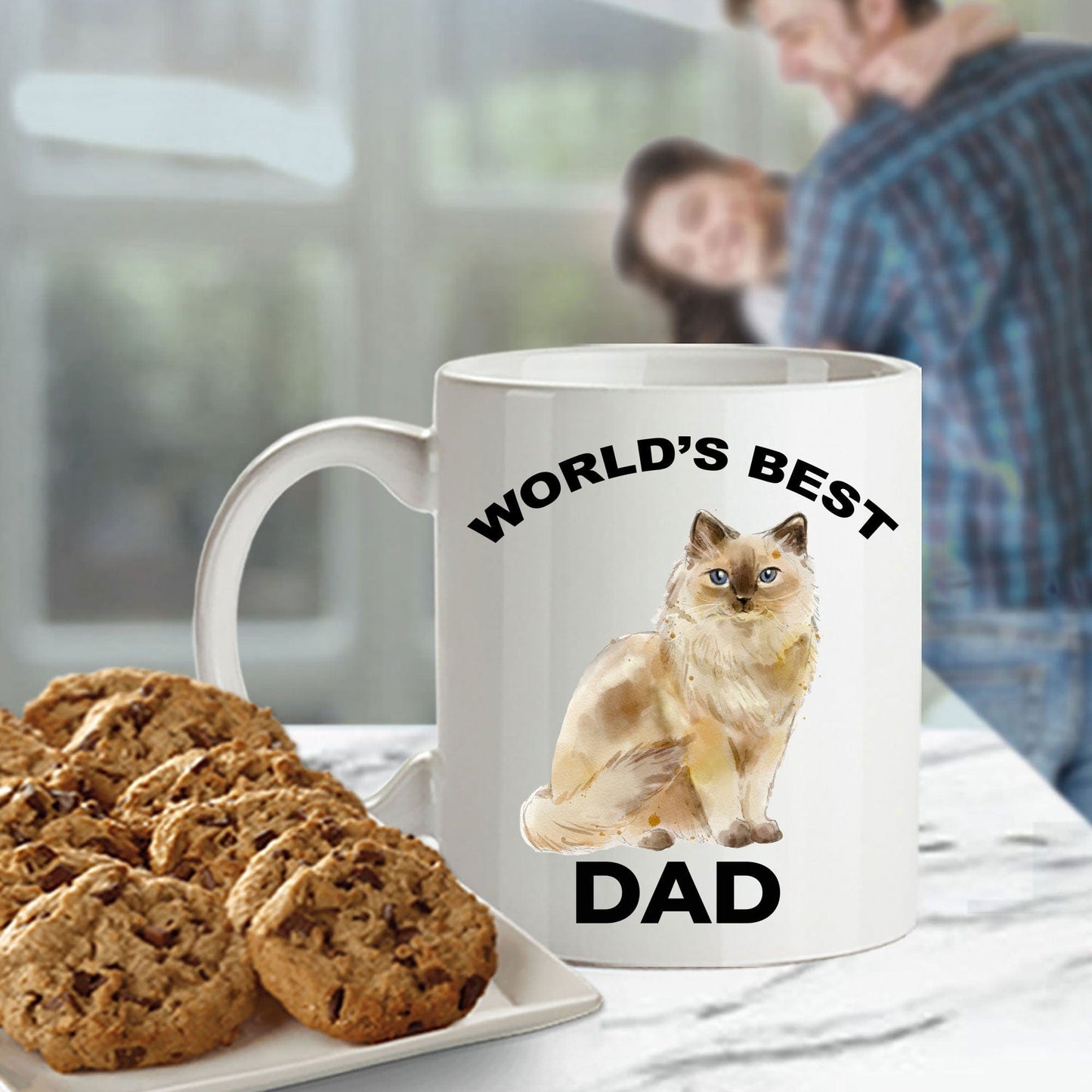 Ragdoll Cat Dad Coffee Mug