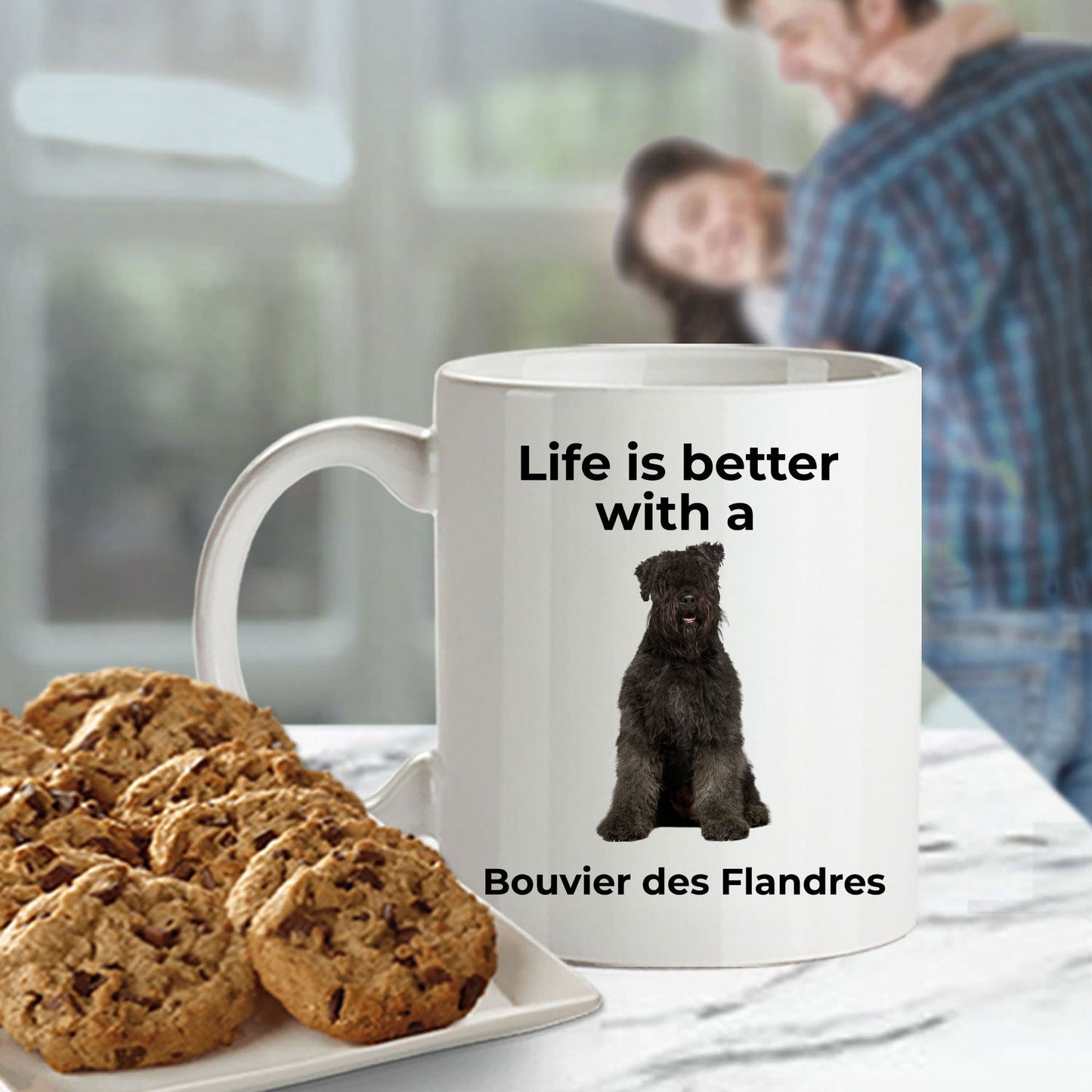 Bouvier des Flandres Mug - Life is better with a Bouvier