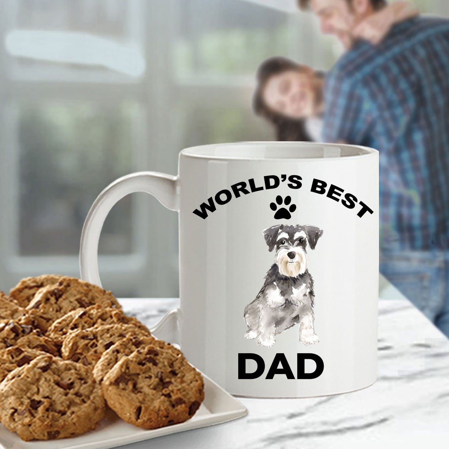 Miniature Schnauzer Best Dad Coffee Mug