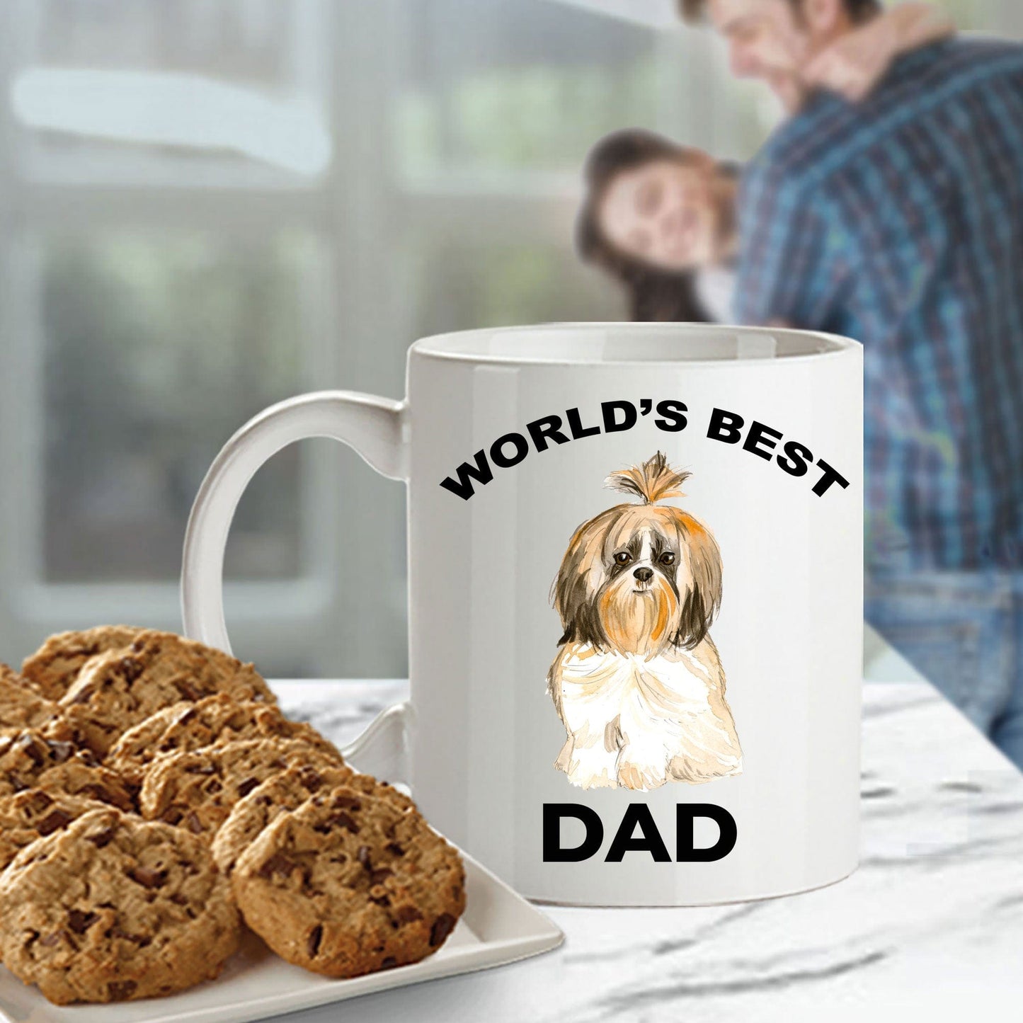 Shih Tzu Best Dog Dad Coffee Mug