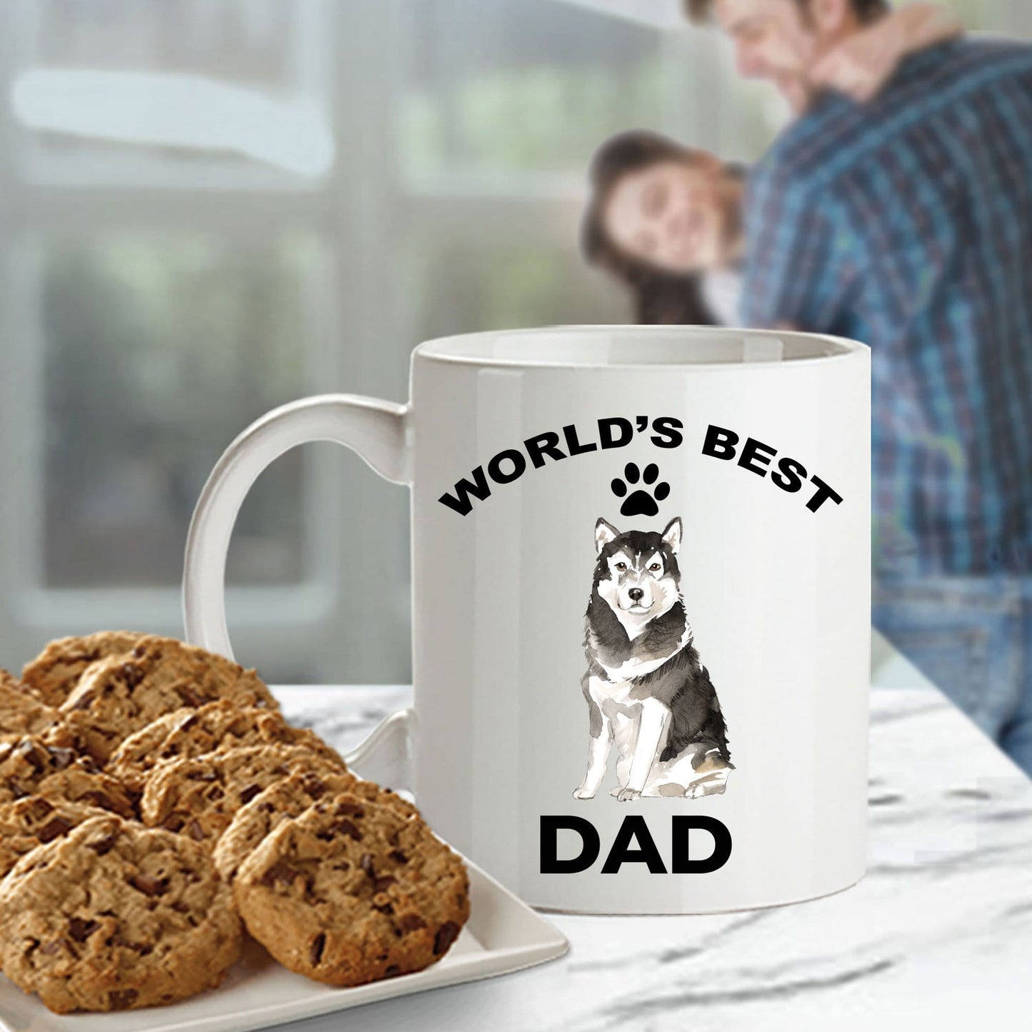 Alaskan Malamute Best Dad Coffee Mug