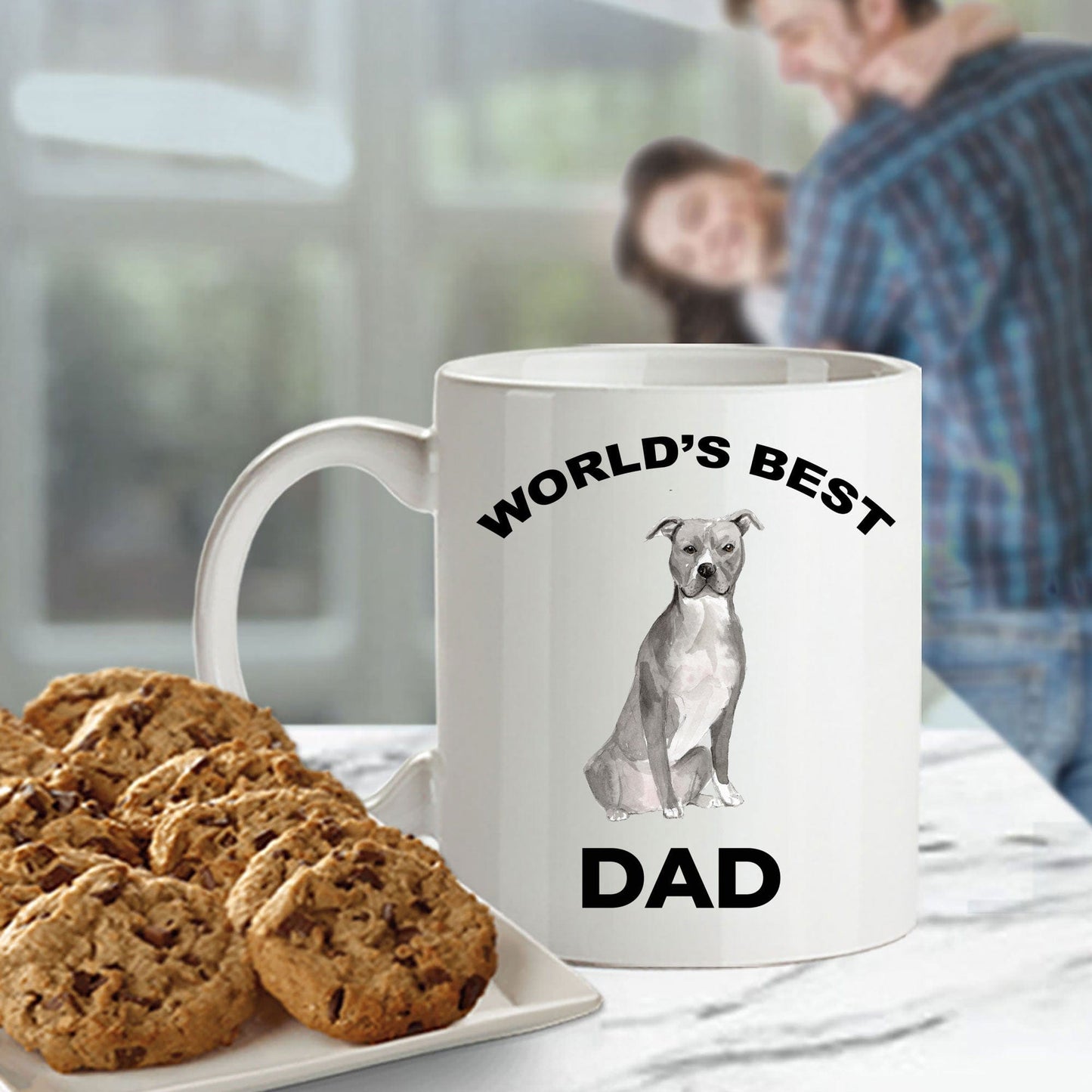 American Staffordshire Terrier Best Dog Dad Coffee Mug