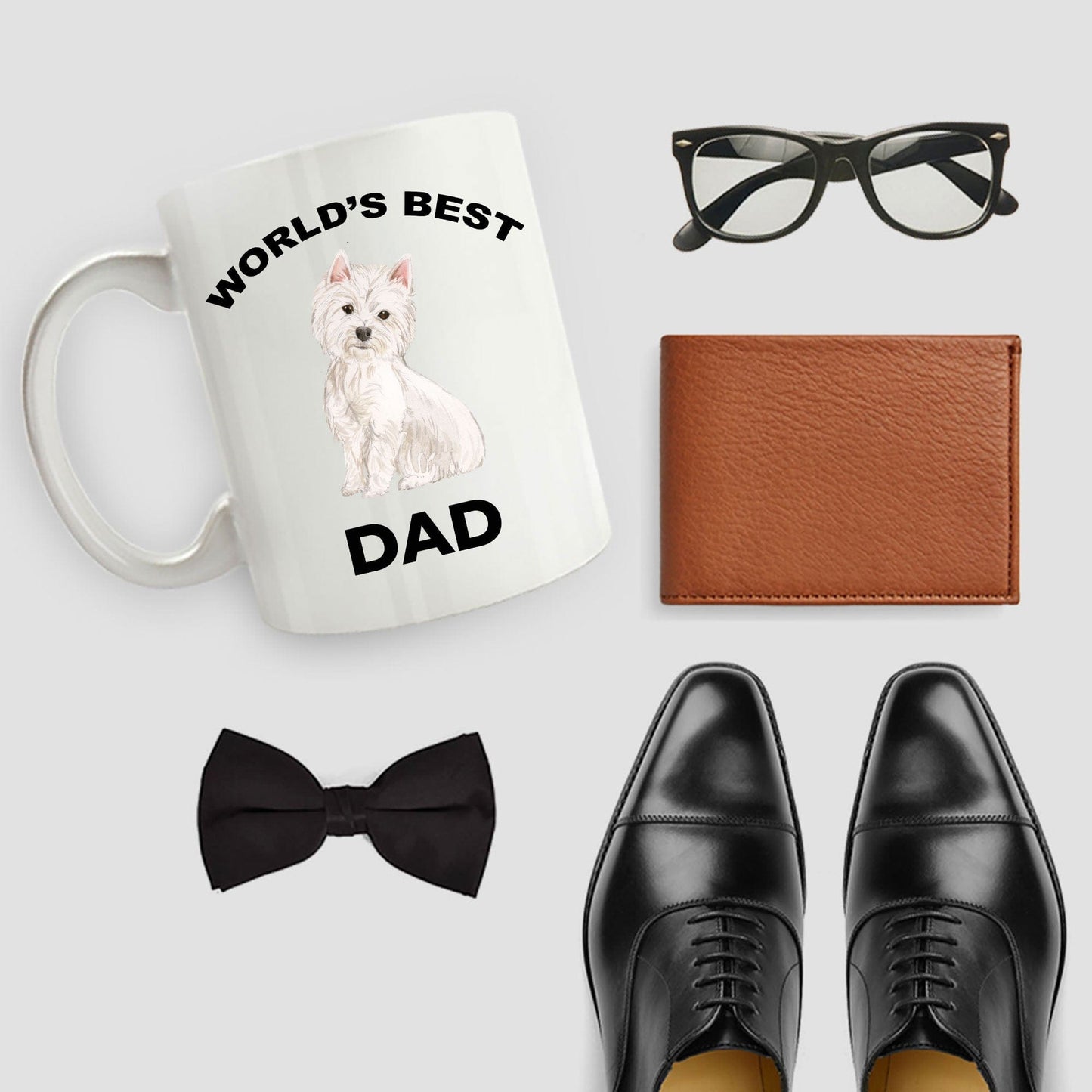West Highland Terrier Best Dad Coffee Mug