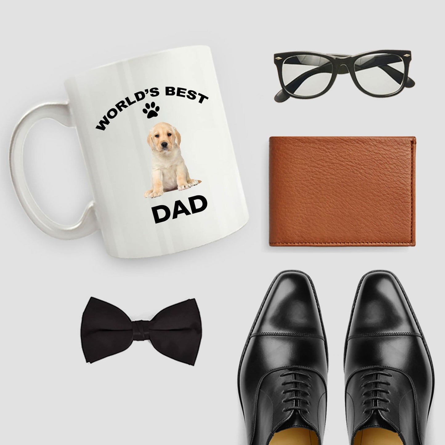 Yellow Labrador Retriever Best Dad Coffee Mug