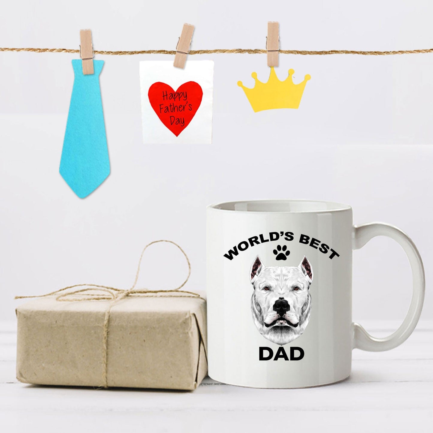 Dogo Argentino Best Dad Coffee Mug