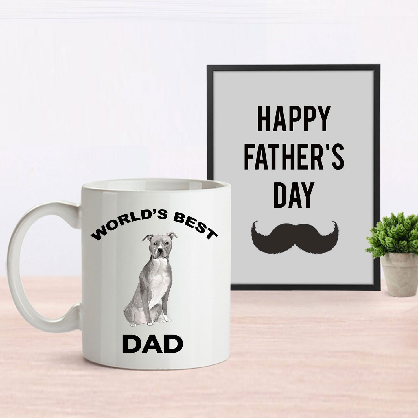 American Staffordshire Terrier Best Dog Dad Coffee Mug