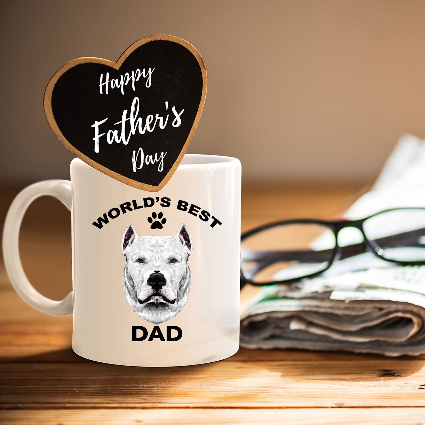 Dogo Argentino Best Dad Coffee Mug