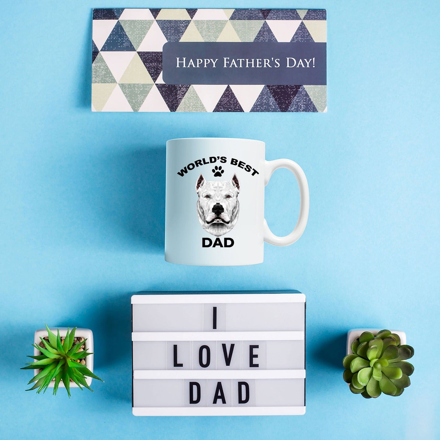 Dogo Argentino Best Dad Coffee Mug