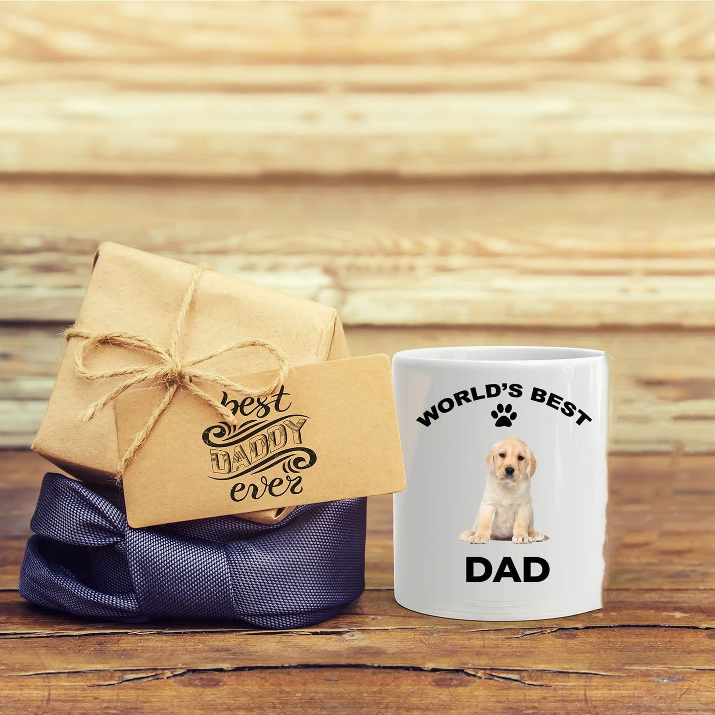 Yellow Labrador Retriever Best Dad Coffee Mug