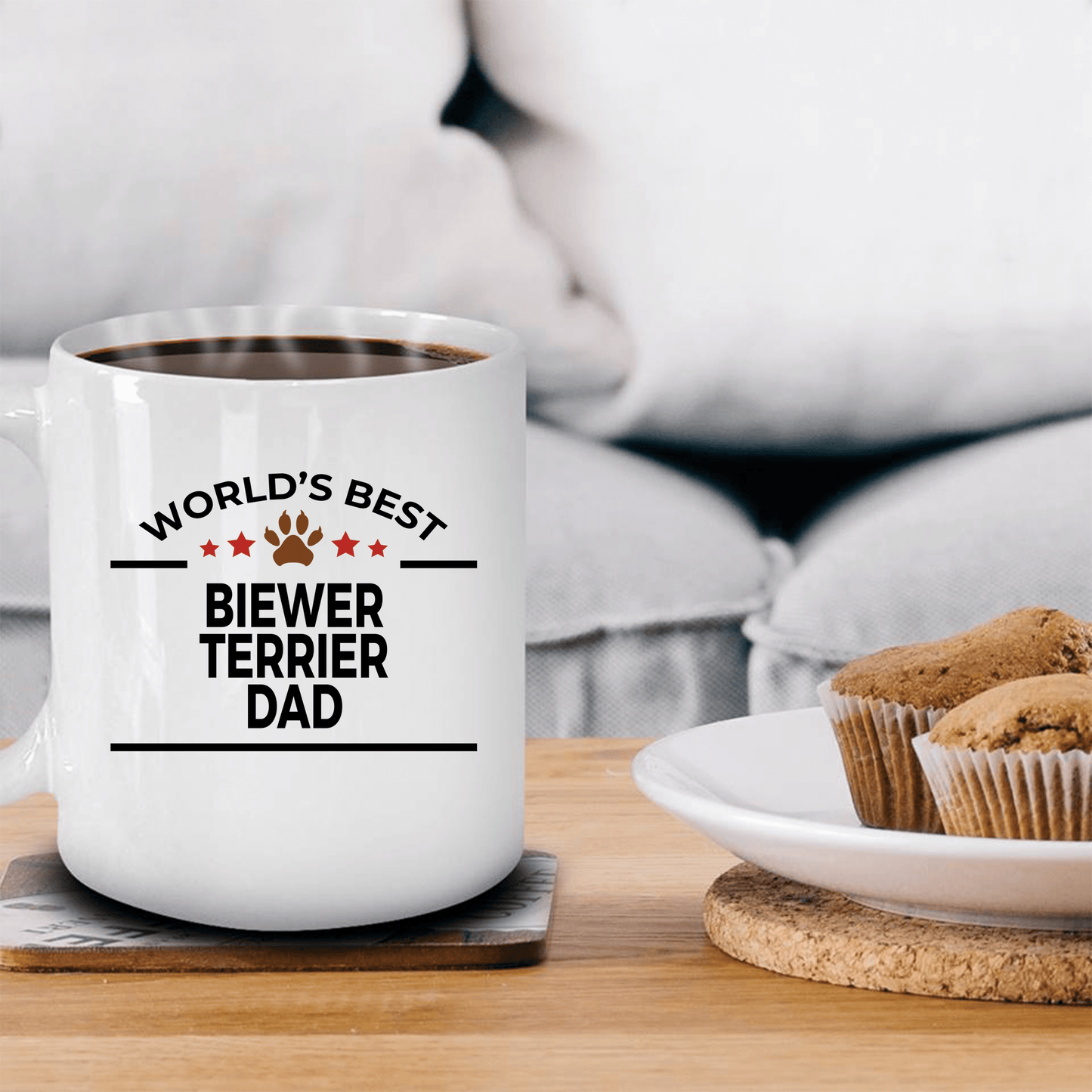 Biewer Terrier Dog Dad Coffee Mug