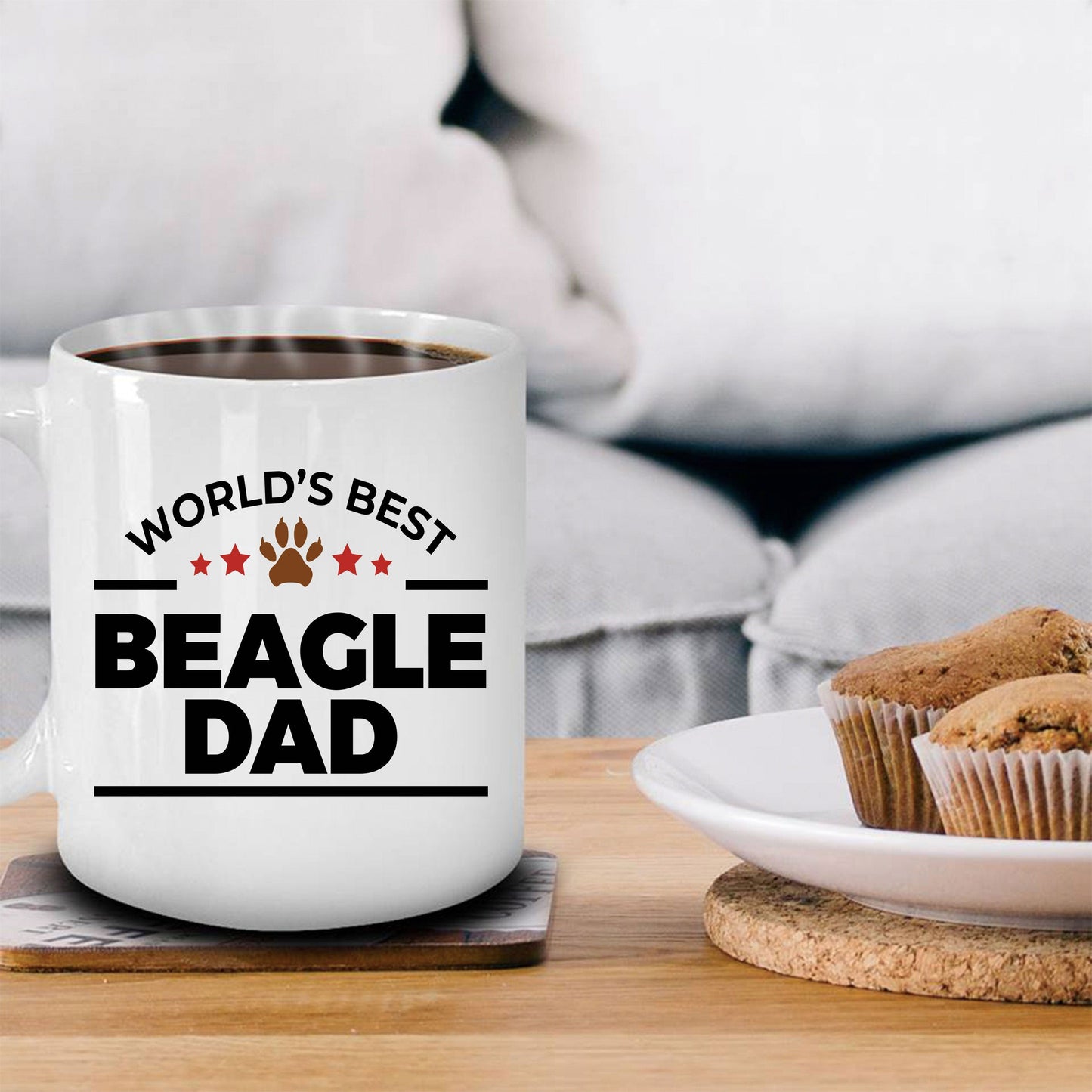 Beagle Dog Dad Coffee Tea Mug