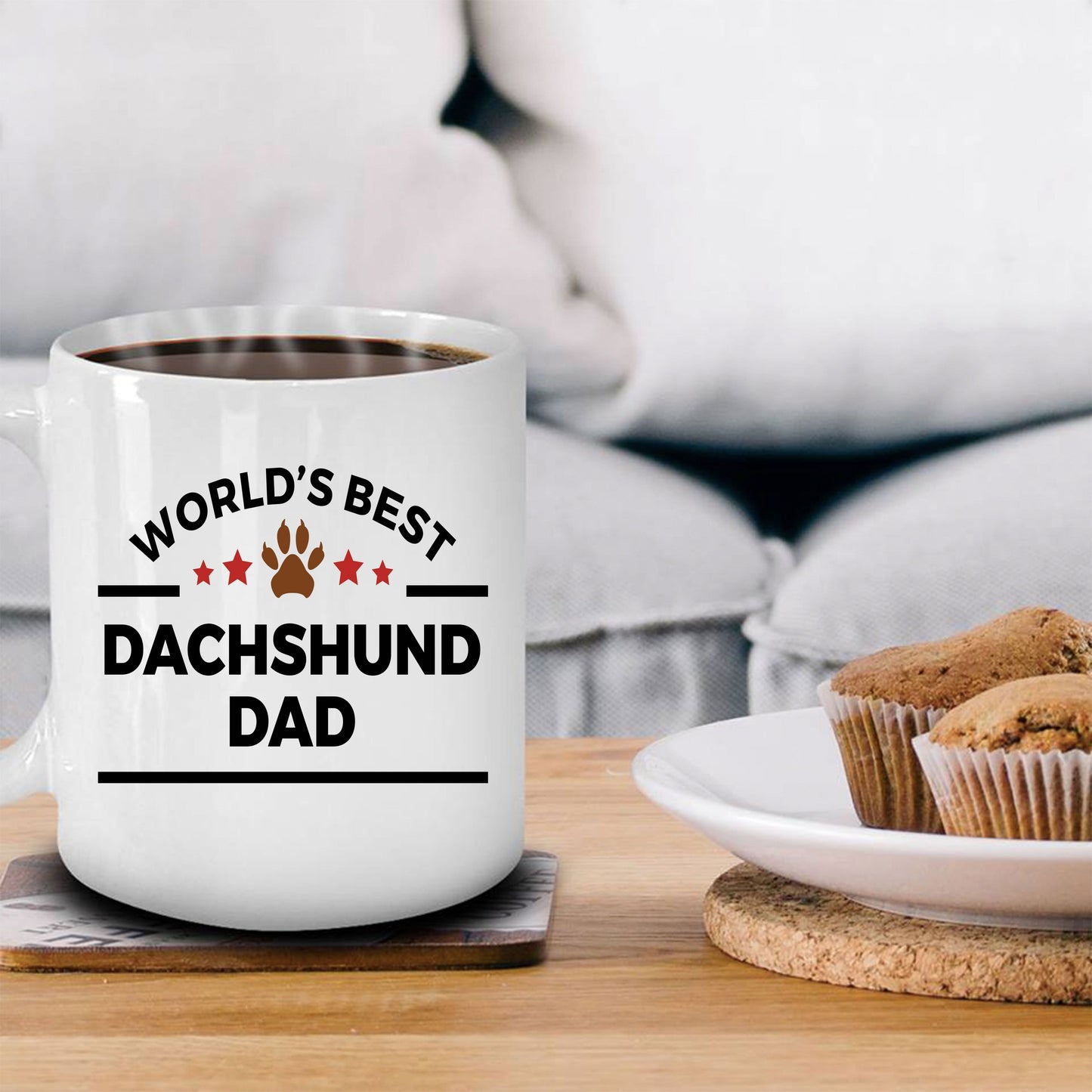 World's Best Dachshund Dad Ceramic Mug