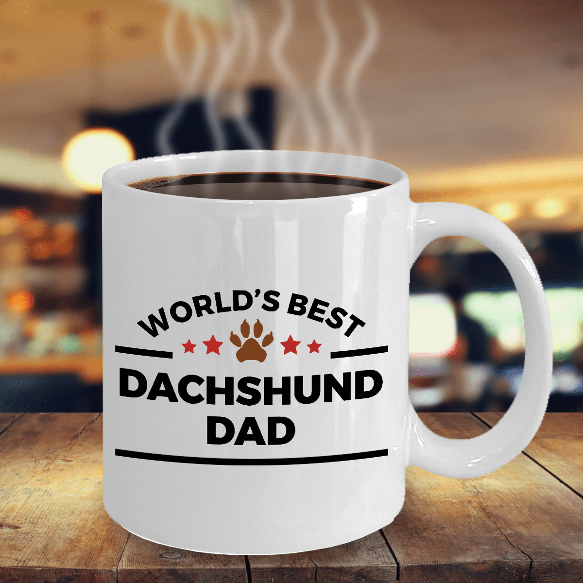 World's Best Dachshund Dad Ceramic Mug