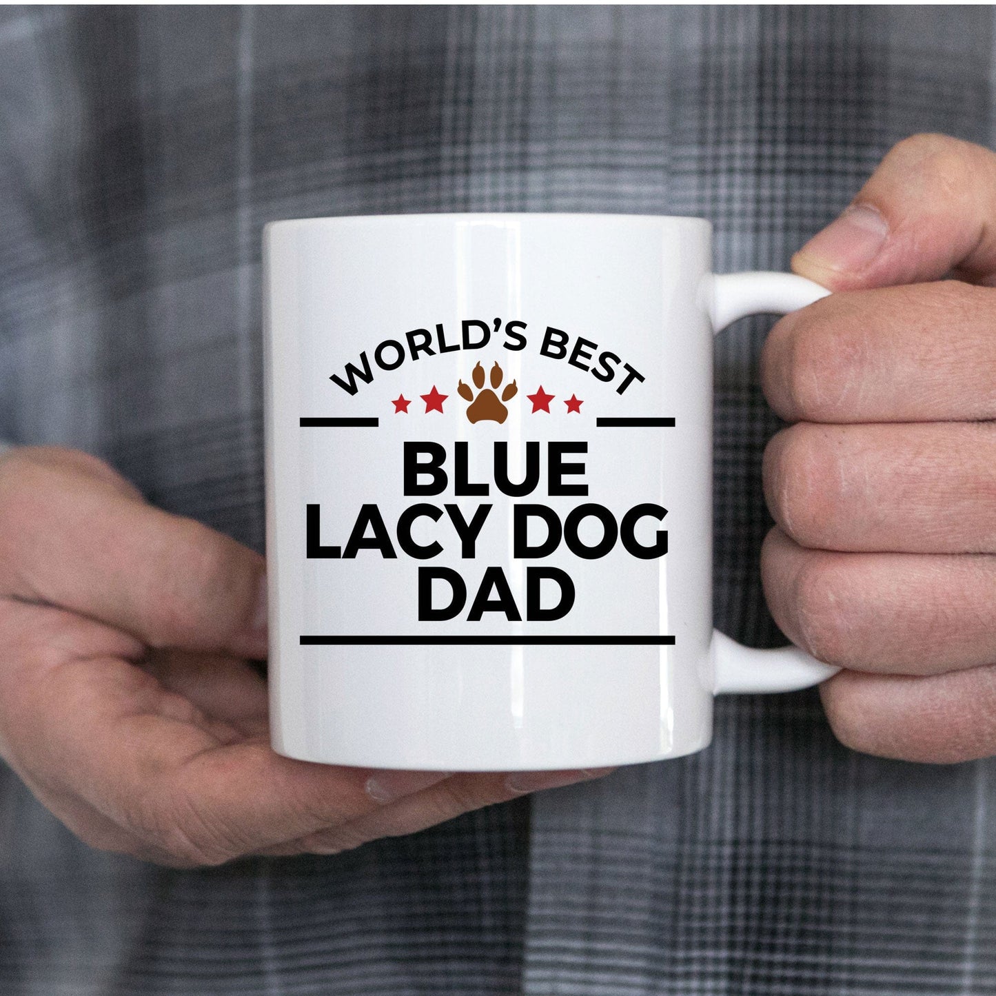 Blue Lacy Dog Dad Coffee Mug