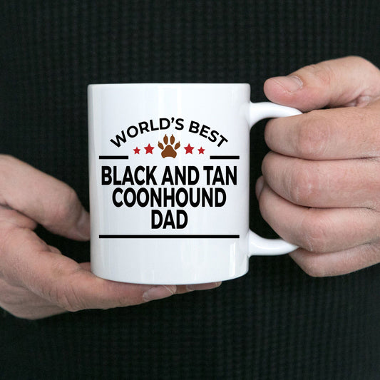 Black and Tan Coonhound Dog Dad Coffee Mug
