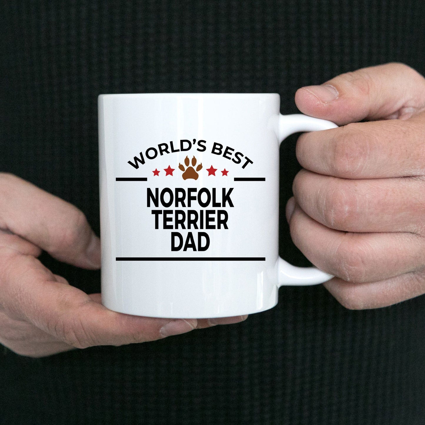 Norfolk Terrier Dog Dad Coffee Mug