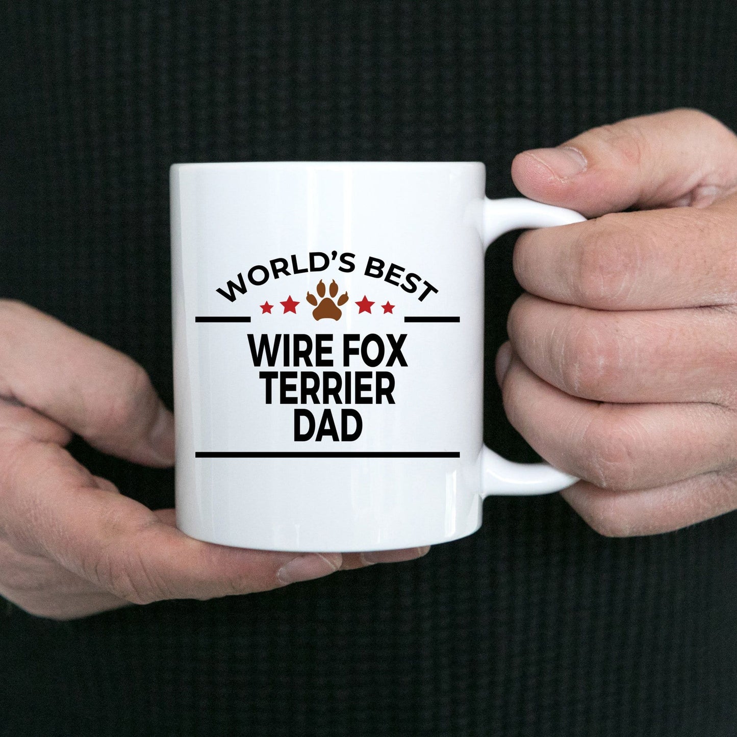 Wire Fox Terrier Dog Dad Coffee Mug