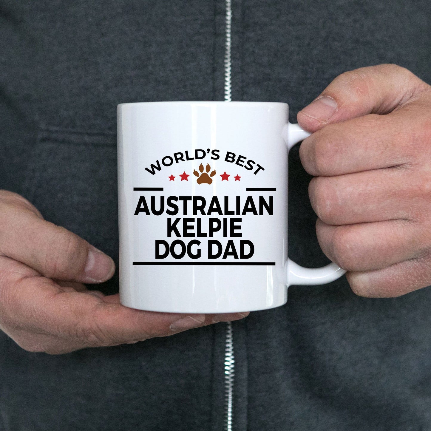 Australian Kelpie Dog Dad Coffee Mug