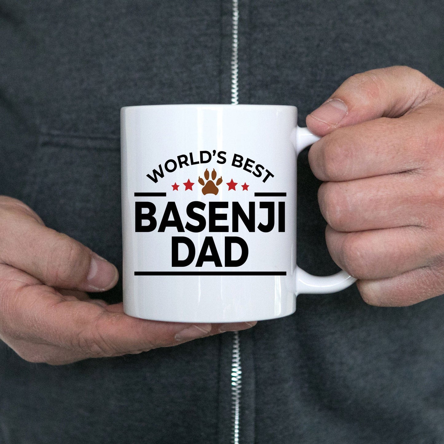 Basenji Dog Dad Coffee Mug