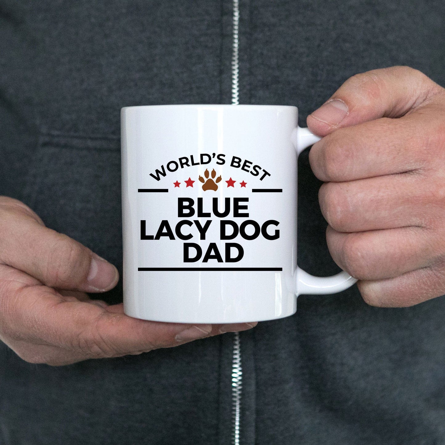 Blue Lacy Dog Dad Coffee Mug