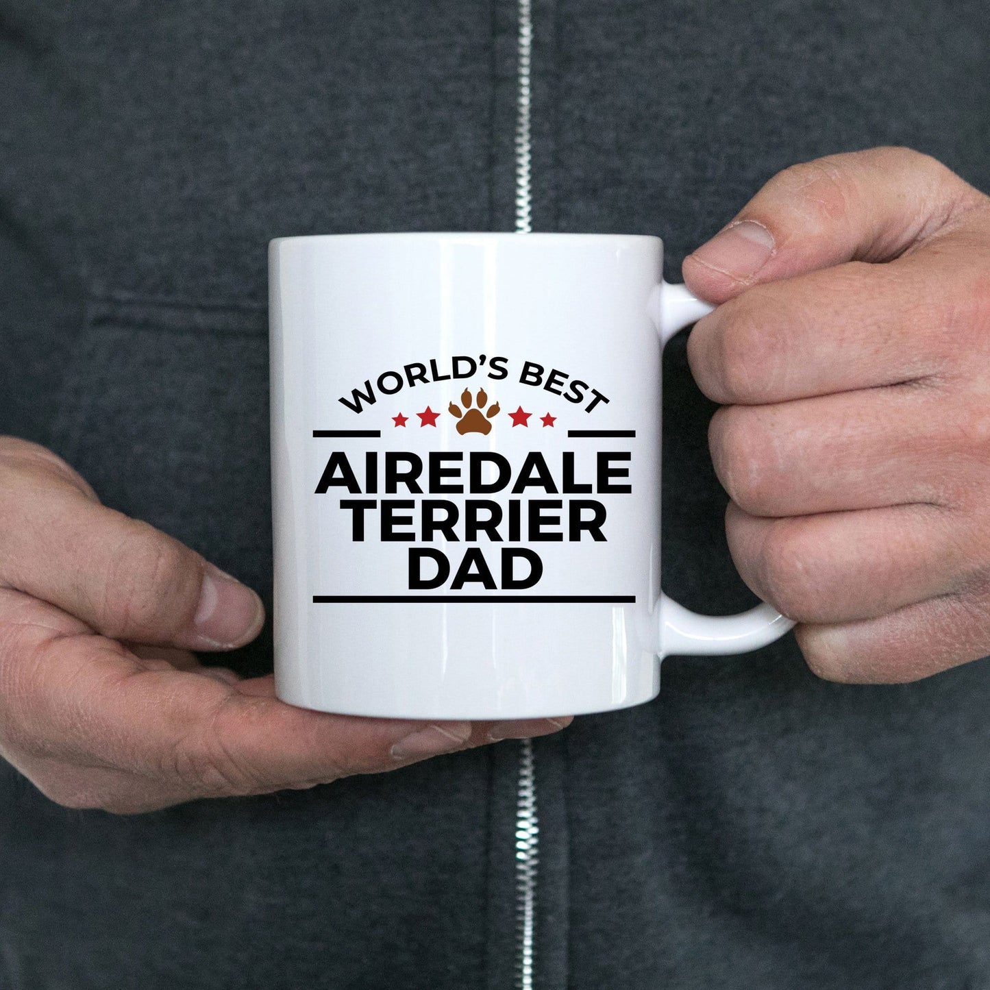 Airedale Terrier Dog Dad Coffee Mug